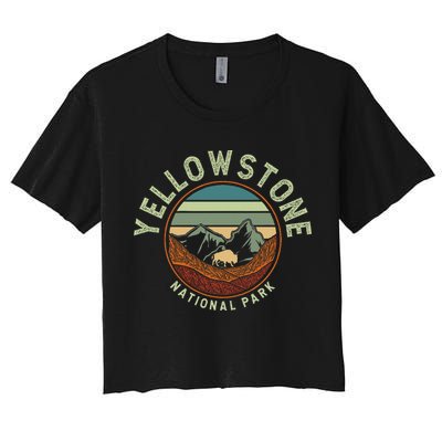 Nature Yellowstone National Park Crop Top