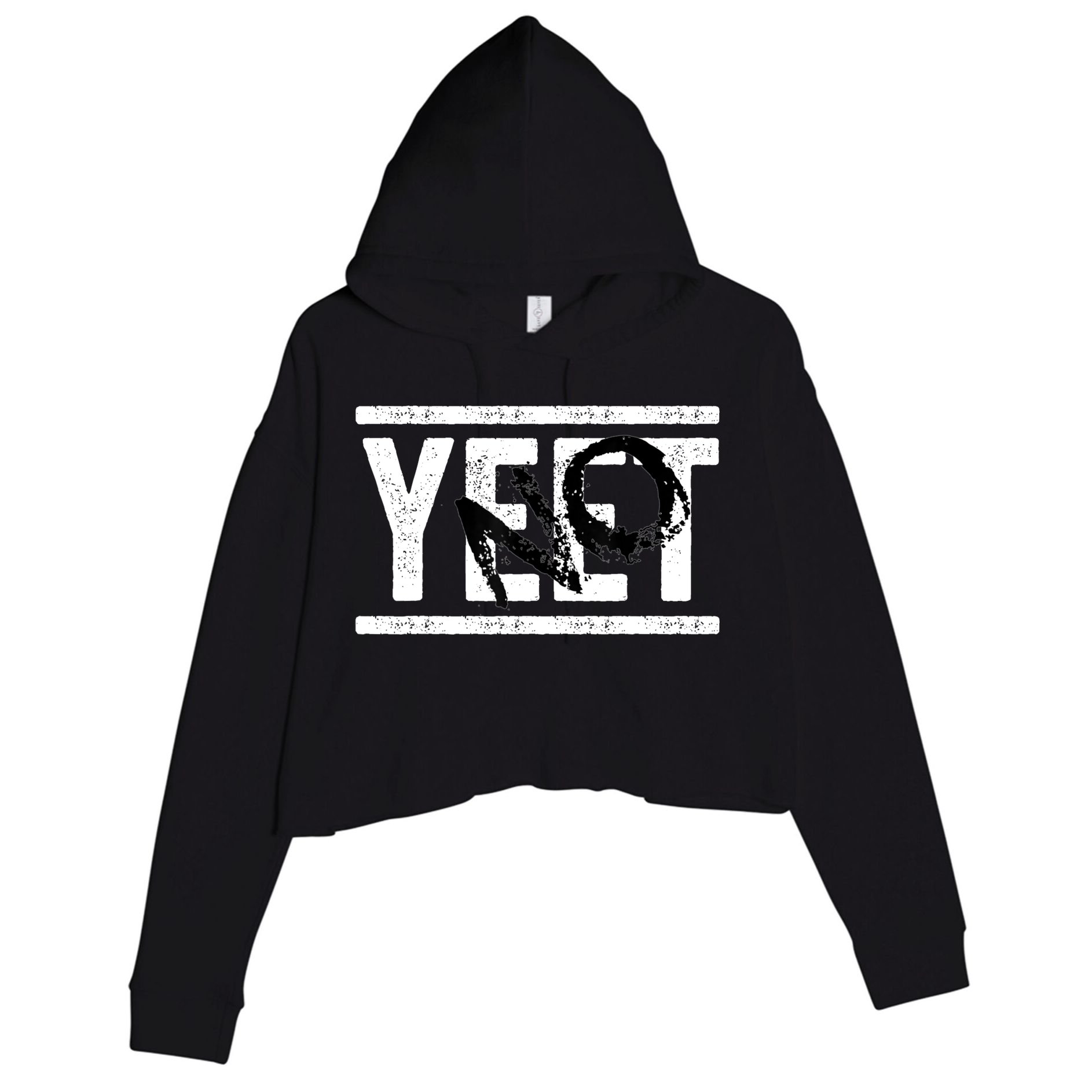 No Yeet Crop Fleece Hoodie