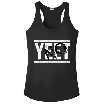 No Yeet Ladies PosiCharge Competitor Racerback Tank