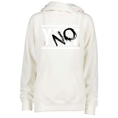 No Yeet Womens Funnel Neck Pullover Hood