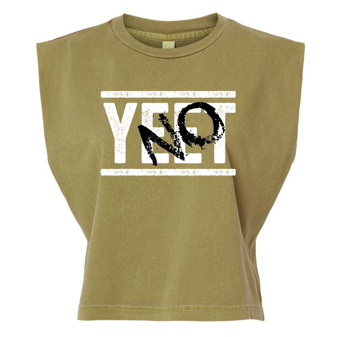 No Yeet Garment-Dyed Women's Muscle Tee