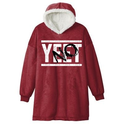 No Yeet Hooded Wearable Blanket
