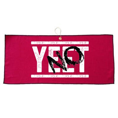 No Yeet Large Microfiber Waffle Golf Towel