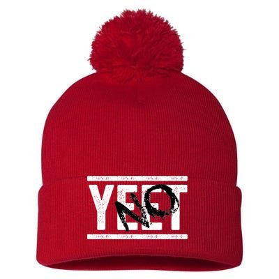 No Yeet Pom Pom 12in Knit Beanie