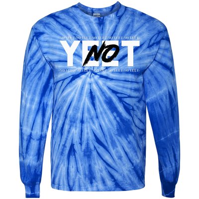 No Yeet Tie-Dye Long Sleeve Shirt