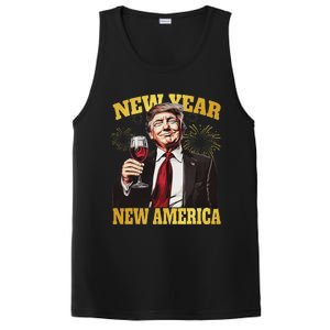 New Year New America Happy New Year Party 2025 Trump PosiCharge Competitor Tank