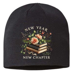 New Year New Chapter Happy New Year 2025 Book Lover Sustainable Beanie