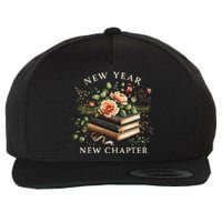 New Year New Chapter Happy New Year 2025 Book Lover Wool Snapback Cap