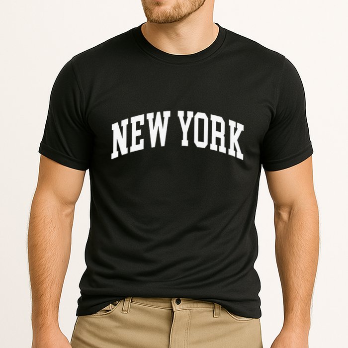 New York Nyc Throwback Design Classic Cooling Performance Crew T-Shirt
