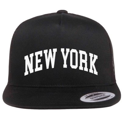 New York Nyc Throwback Design Classic Flatbill Hat