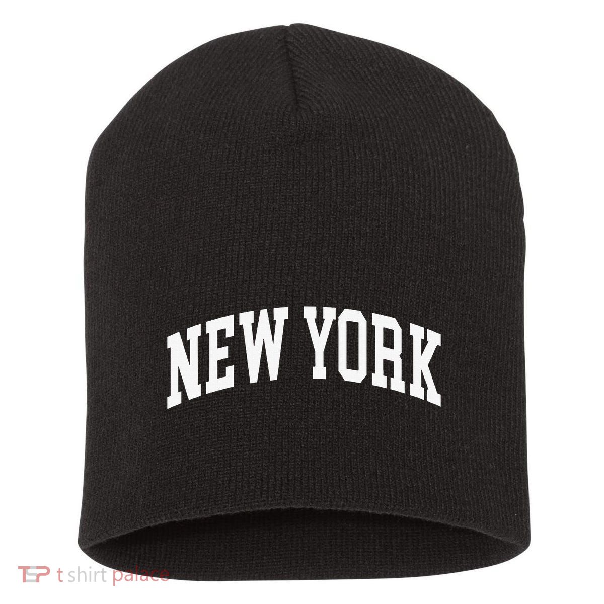 New York Nyc Throwback Design Classic Short Acrylic Beanie