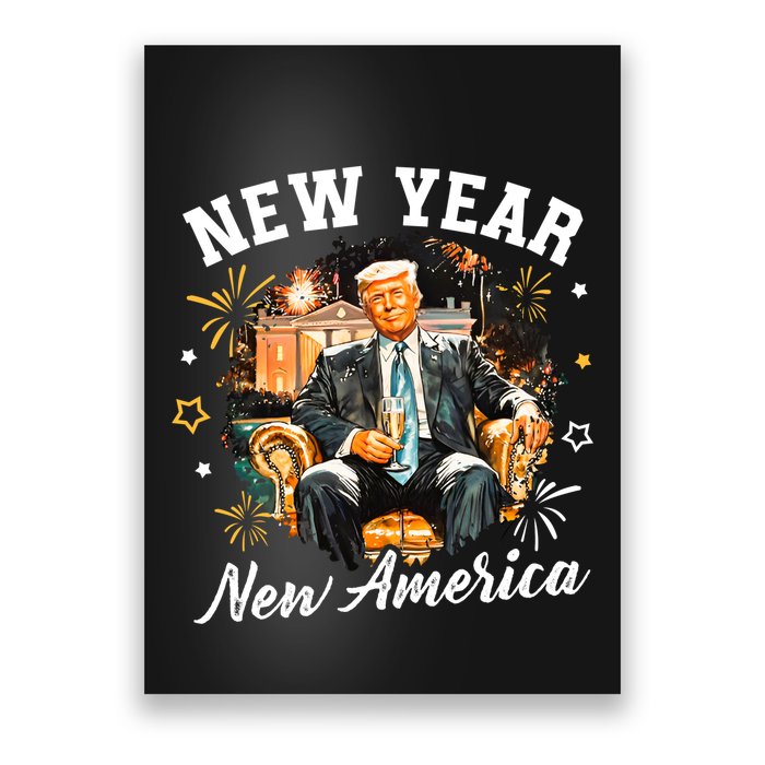 New Year New American 2025 Donald Trump Poster