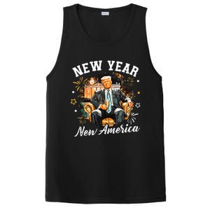 New Year New American 2025 Donald Trump PosiCharge Competitor Tank