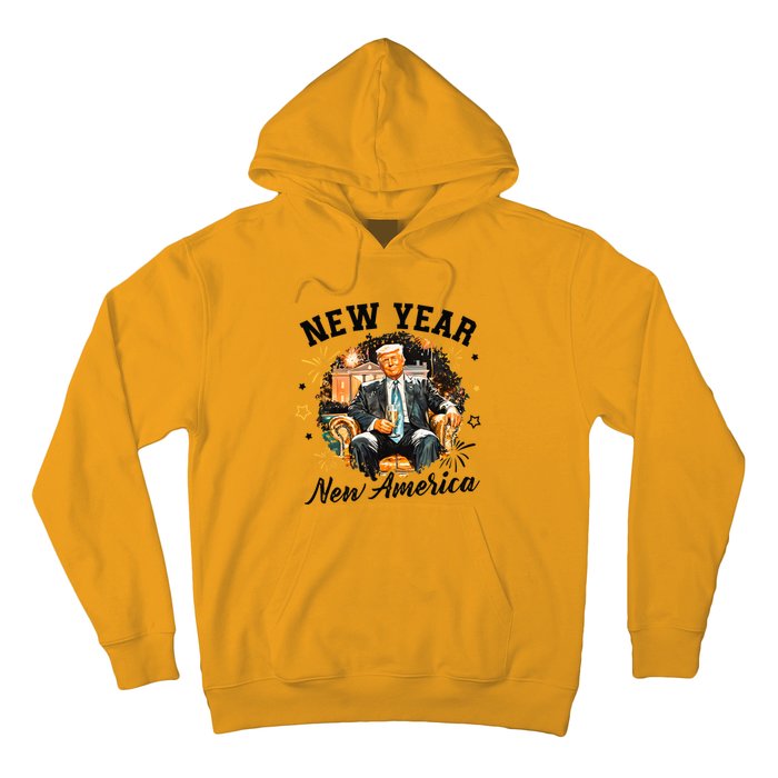 New Year New American 2025 Donald Trump Hoodie