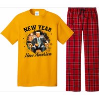 New Year New American 2025 Donald Trump Pajama Set