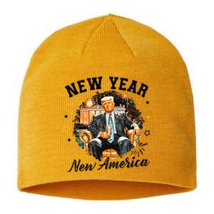 New Year New American 2025 Donald Trump Sustainable Beanie