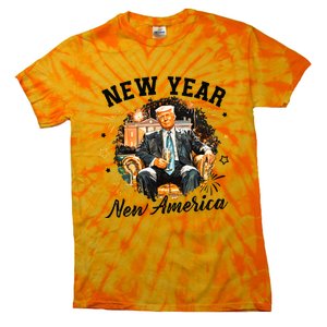 New Year New American 2025 Donald Trump Tie-Dye T-Shirt