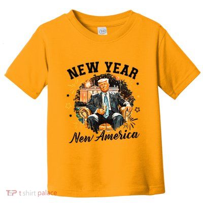 New Year New American 2025 Donald Trump Toddler T-Shirt