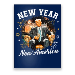 New Year New American 2025 Donald Trump Poster