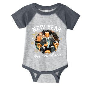 New Year New American 2025 Donald Trump Infant Baby Jersey Bodysuit