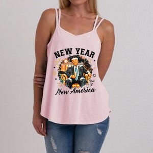 New Year New American 2025 Donald Trump Women's Strappy Tank