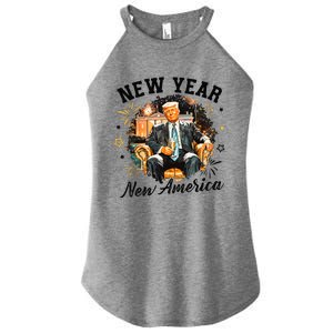 New Year New American 2025 Donald Trump Women's Perfect Tri Rocker Tank