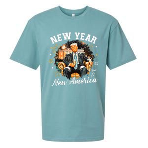 New Year New American 2025 Donald Trump Sueded Cloud Jersey T-Shirt