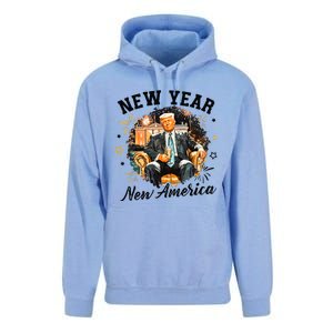 New Year New American 2025 Donald Trump Unisex Surf Hoodie