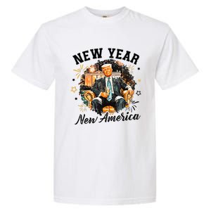 New Year New American 2025 Donald Trump Garment-Dyed Heavyweight T-Shirt