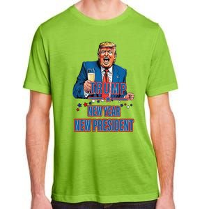 New Year New President Funny Trump 2025 Take America Back Adult ChromaSoft Performance T-Shirt