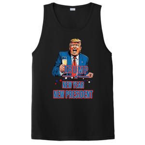 New Year New President Funny Trump 2025 Take America Back PosiCharge Competitor Tank