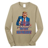 New Year New President Funny Trump 2025 Take America Back Long Sleeve Shirt