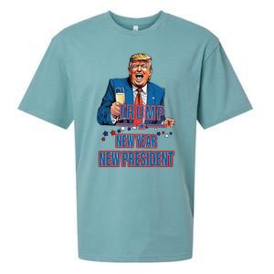 New Year New President Funny Trump 2025 Take America Back Sueded Cloud Jersey T-Shirt