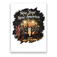 New Year New America Happy New Year Party 2025 Trump Funny Poster