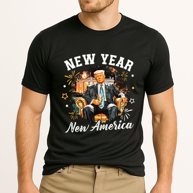 New Year New American Trump 2025 Cooling Performance Crew T-Shirt