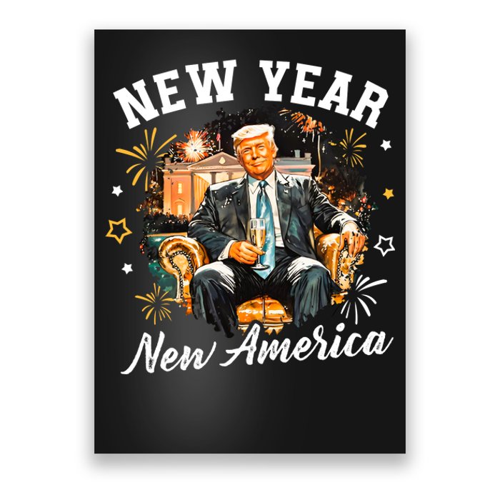 New Year New American Trump 2025 Poster