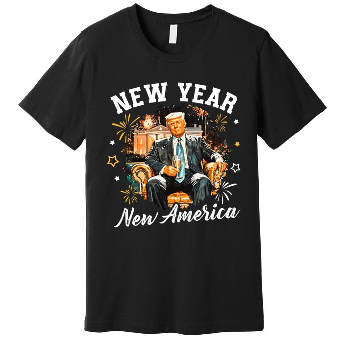 New Year New American Trump 2025 Premium T-Shirt