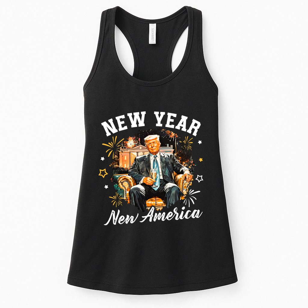New Year New American Trump 2025 Womens Tank Top
