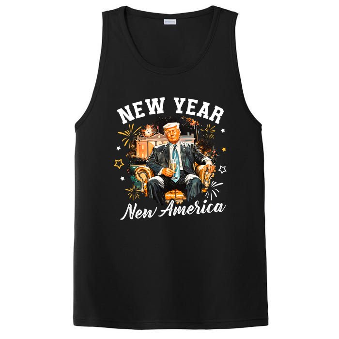 New Year New American Trump 2025 PosiCharge Competitor Tank