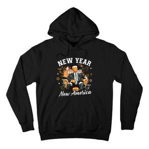 New Year New American Trump 2025 Tall Hoodie