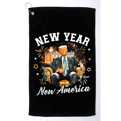 New Year New American Trump 2025 Golf Towel