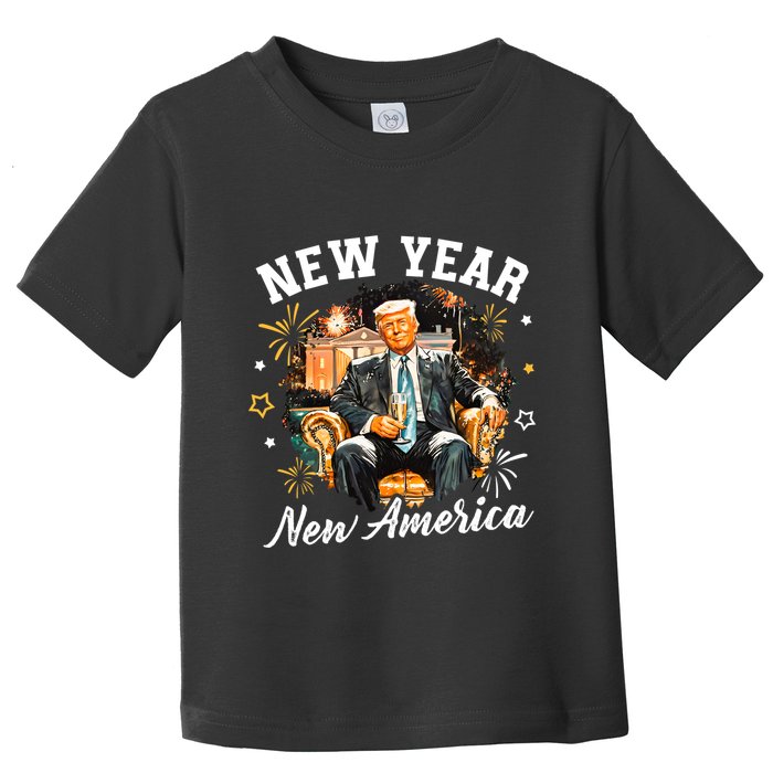 New Year New American Trump 2025 Toddler T-Shirt