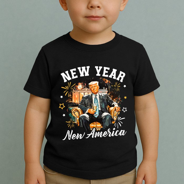 New Year New American Trump 2025 Toddler T-Shirt
