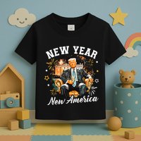 New Year New American Trump 2025 Toddler T-Shirt