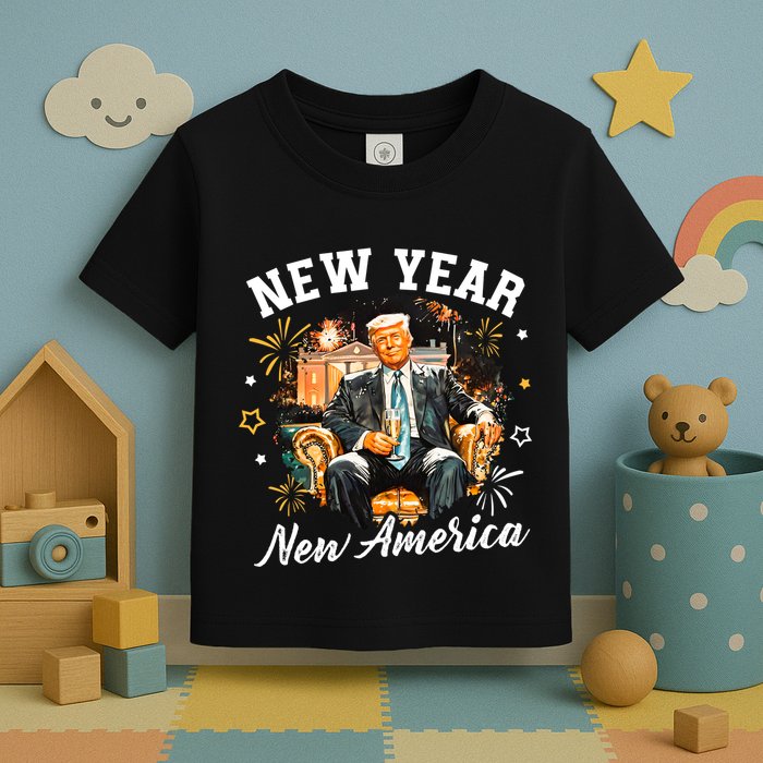 New Year New American Trump 2025 Toddler T-Shirt