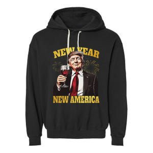 New Year New A Merica Garment-Dyed Fleece Hoodie