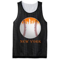 New York NY Skyline Baseball Vintage Met At Gameday Mesh Reversible Basketball Jersey Tank