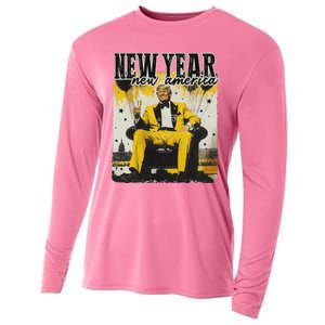 New Year New Hope 2025 Donald Trump Cooling Performance Long Sleeve Crew