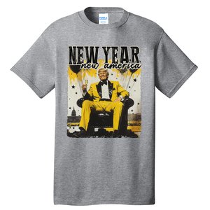 New Year New Hope 2025 Donald Trump Tall T-Shirt