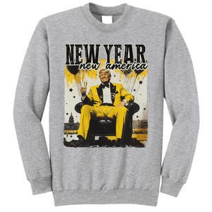 New Year New Hope 2025 Donald Trump Tall Sweatshirt